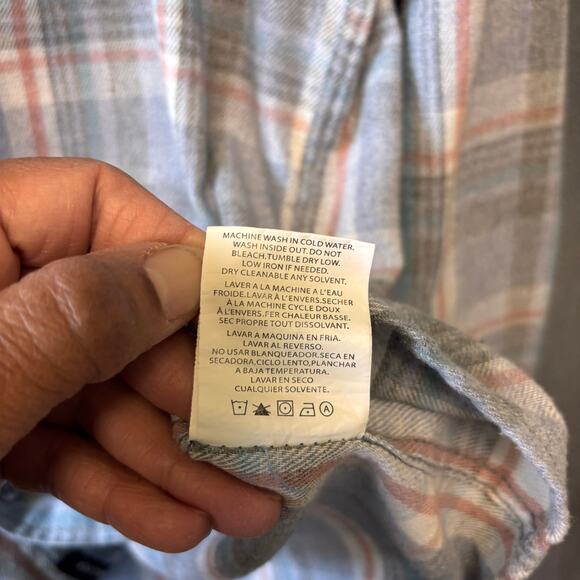 Molokai Surf Co Shirt Soft Button Plaid Outdoors Skater Comfy Casual Preppy - Picture 8 of 10